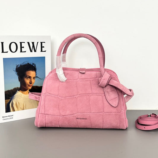 BagValor® J-Inspired Suede Bowling Bag